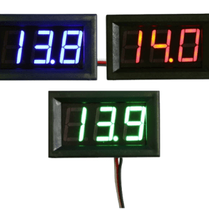 0.56 inch 0-100V Three-Wire Digital Voltmeter LED Volt Voltage Meter 4.5V-30V