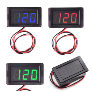 0.56 inch 0-100V 2 Wire Digital Voltmeter LED Volt Voltage Meter 4.5V-30V