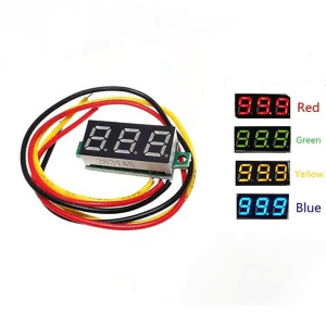 0.28 inch 3.5-30V Three-Wire DC Voltmeter