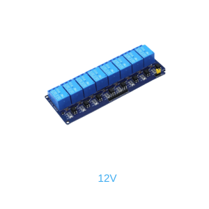 12V 8 Channel Relay Module with Light Coupling Low Level Trigger Optocoupler