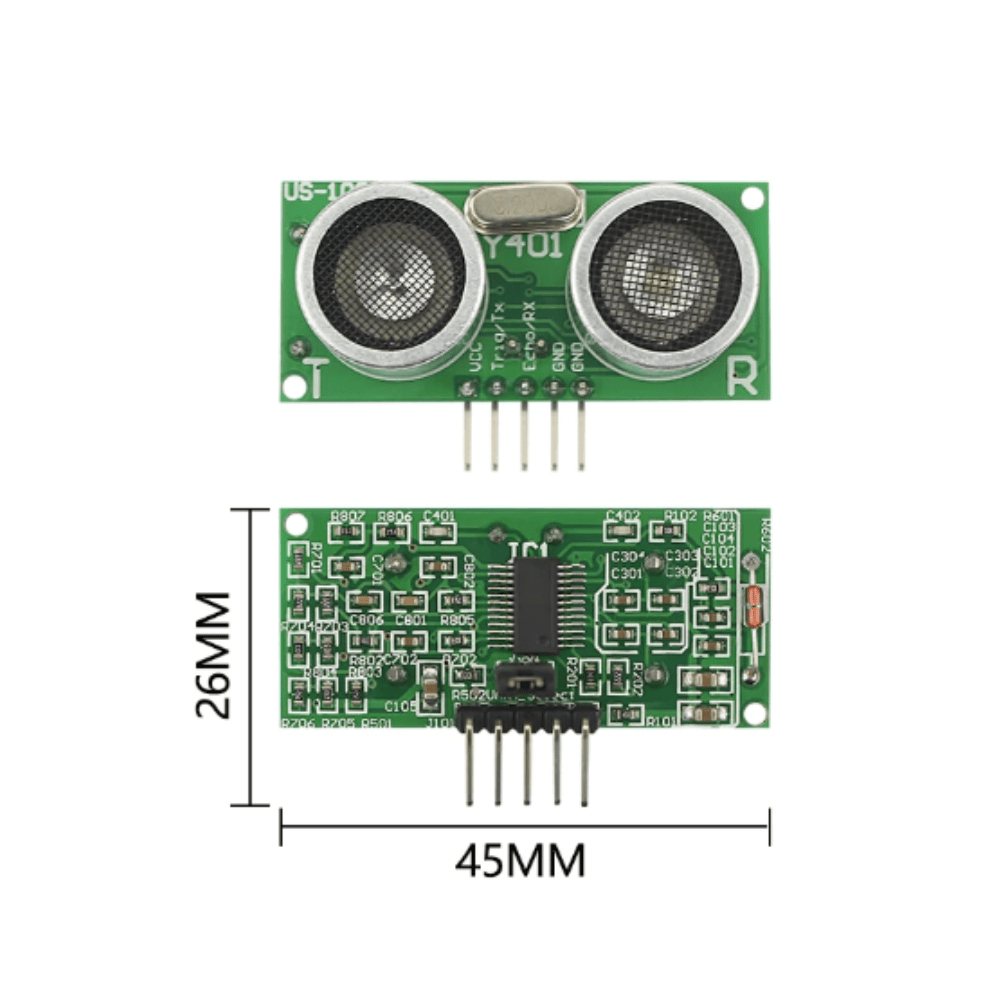 US-100 Ultrasonic Distance Sensor with Temperature Compensation 3 US-100 Ultrasonic Distance Sensor with Temperature Compensation - Image 3