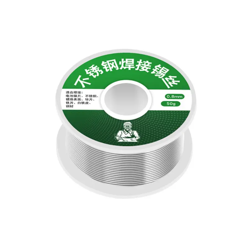 Stainless Steel Solder Wire – 2.2% Flux, Easy Melt 3 solder wire for electronics