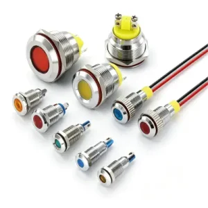 metal LED indicator light